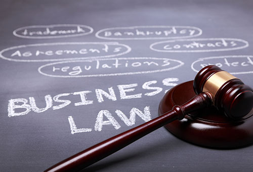 course work for business law